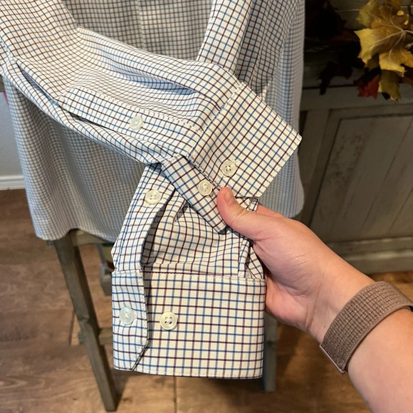 Mizzen+Main men’s Leeward long sleeve dress shirt size XL trim fit - Picture 4 of 9